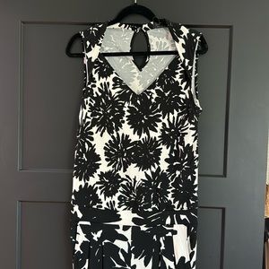 JUMPSUIT BLACK AND WHITE